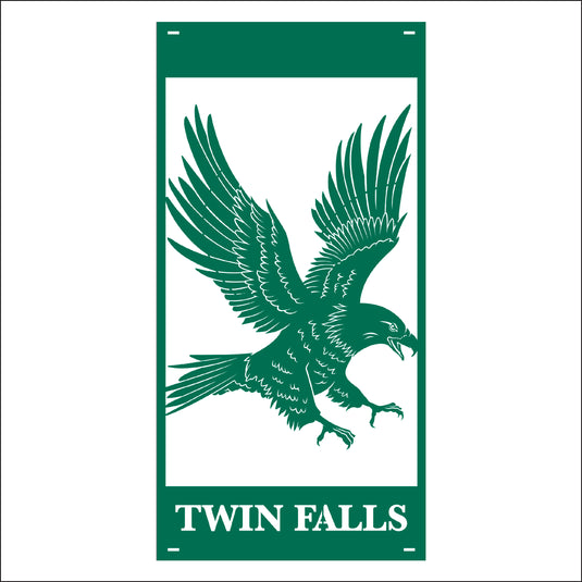 M114 Bald Eagle - Metal Pole Banner