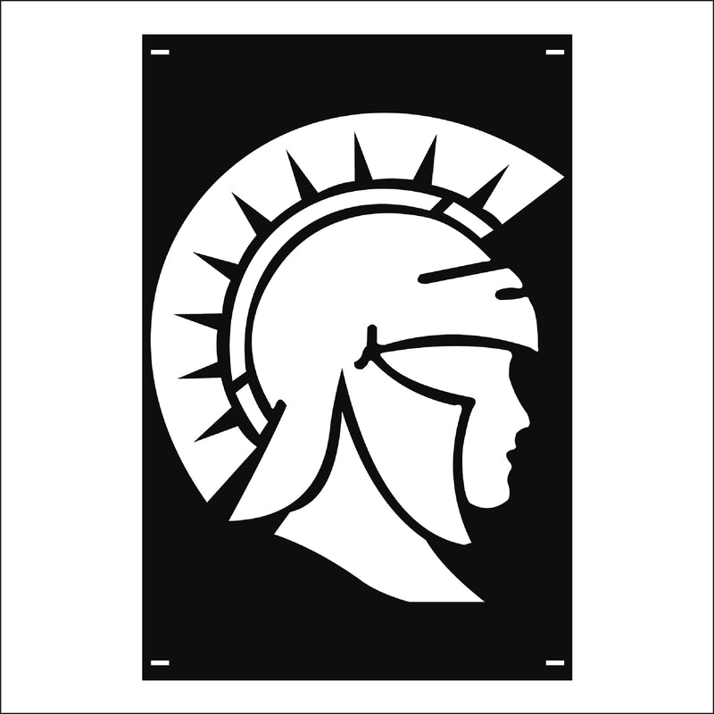 Load image into Gallery viewer, M116 Mascot Spartans - Metal Pole Banner
