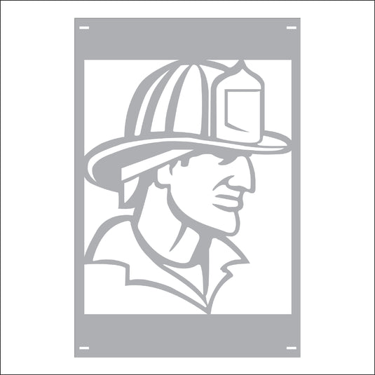 M117 Firefighter - Metal Pole Banner