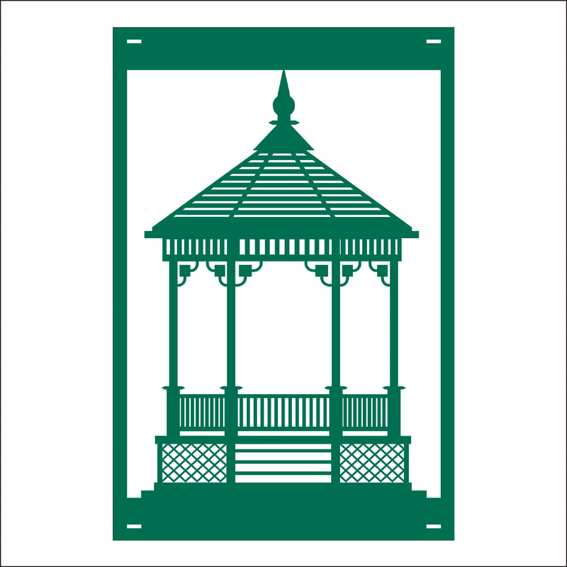 Load image into Gallery viewer, M121 Gazebo - Metal Pole Banner
