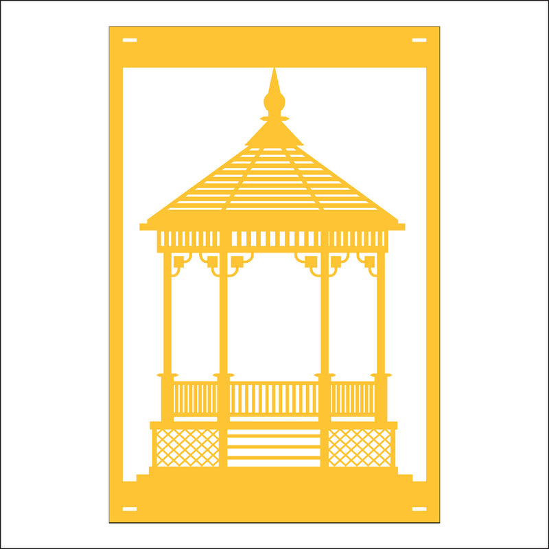 Load image into Gallery viewer, M121 Gazebo - Metal Pole Banner
