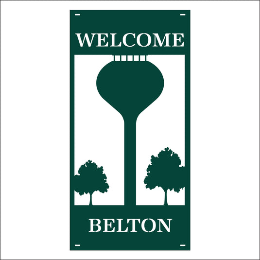 M122 Watertower - Metal Pole Banner