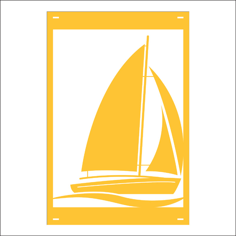 Load image into Gallery viewer, M125 Sailboat - Metal Pole Banner
