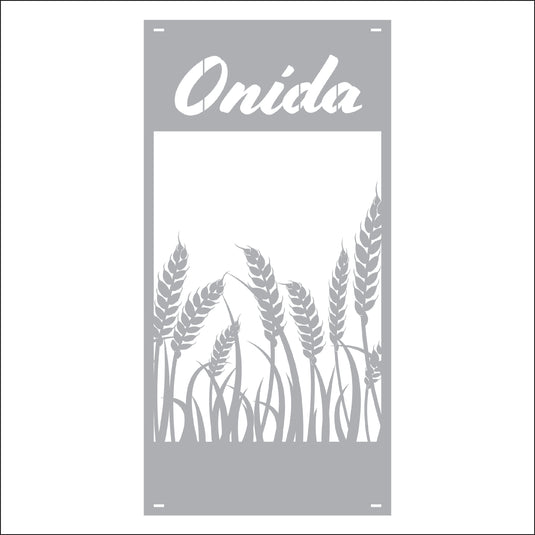 M127 Wheat Field - Metal Pole Banner