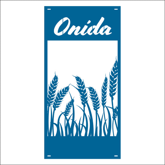 M127 Wheat Field - Metal Pole Banner