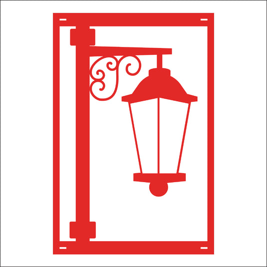 M128 Lamp - Metal Pole Banner