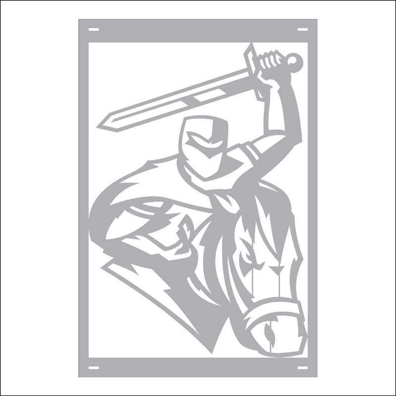 Load image into Gallery viewer, M130 Mascot Knights - Metal Pole Banner
