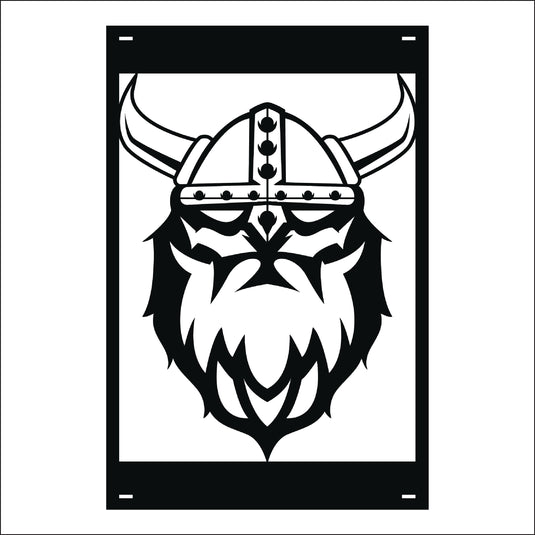 M132 Mascot Vikings - Metal Pole Banner