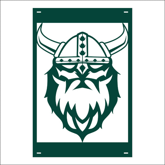 M132 Mascot Vikings - Metal Pole Banner