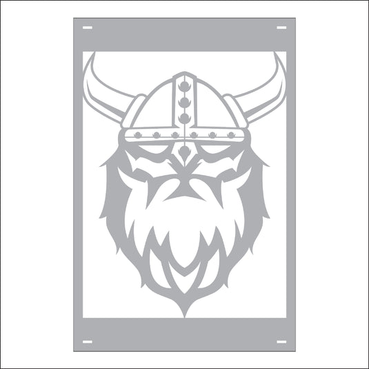 M132 Mascot Vikings - Metal Pole Banner