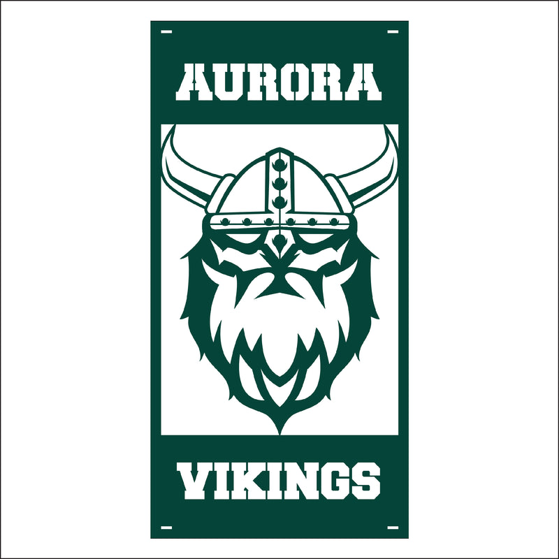 Load image into Gallery viewer, M132 Mascot Vikings - Metal Pole Banner
