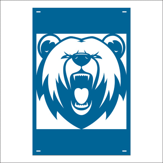 M137 Mascot Bears - Metal Pole Banner