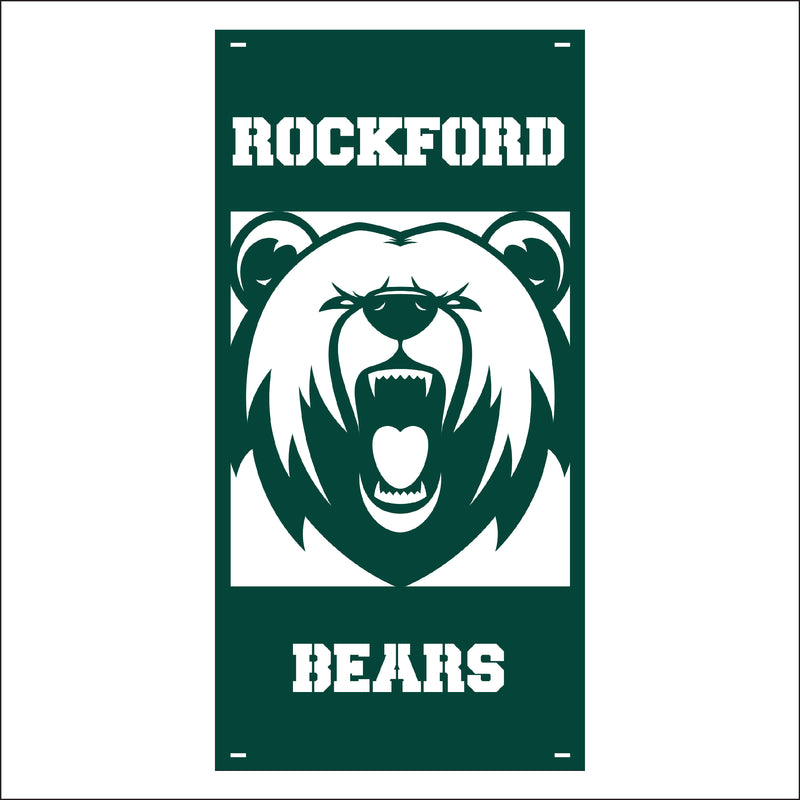 Load image into Gallery viewer, M137 Mascot Bears - Metal Pole Banner
