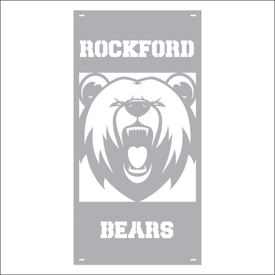 M137 Mascot Bears - Metal Pole Banner