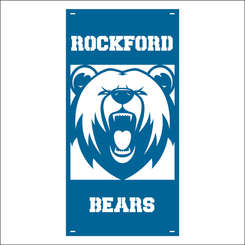 Load image into Gallery viewer, M137 Mascot Bears - Metal Pole Banner
