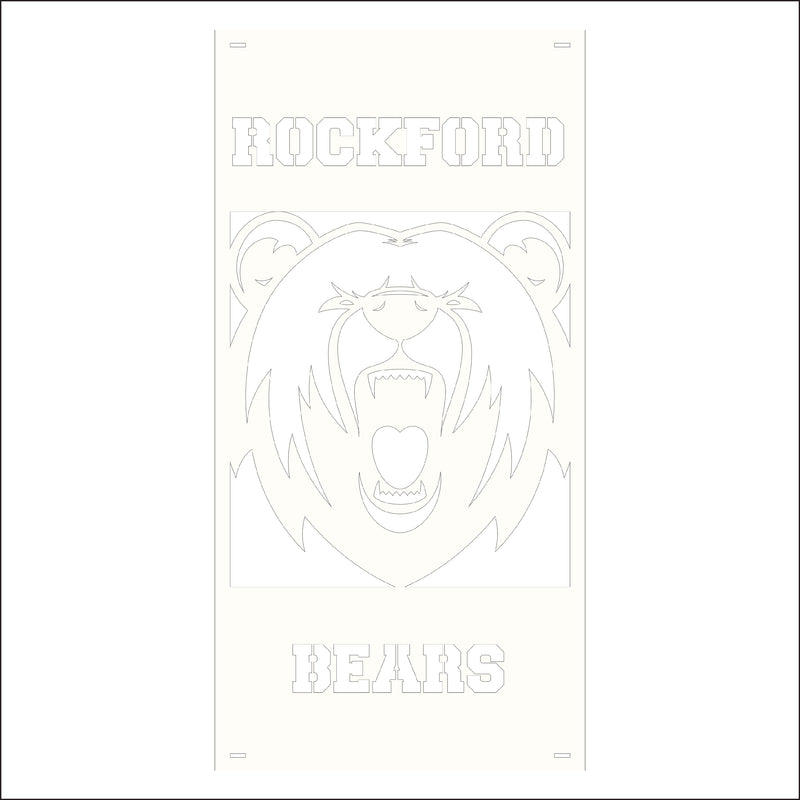 Load image into Gallery viewer, M137 Mascot Bears - Metal Pole Banner
