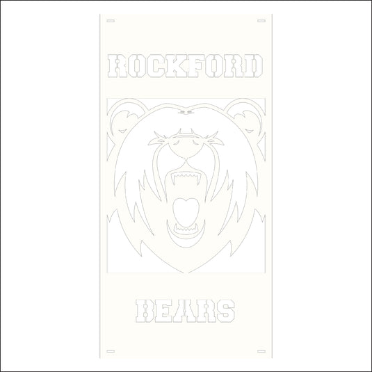 M137 Mascot Bears - Metal Pole Banner