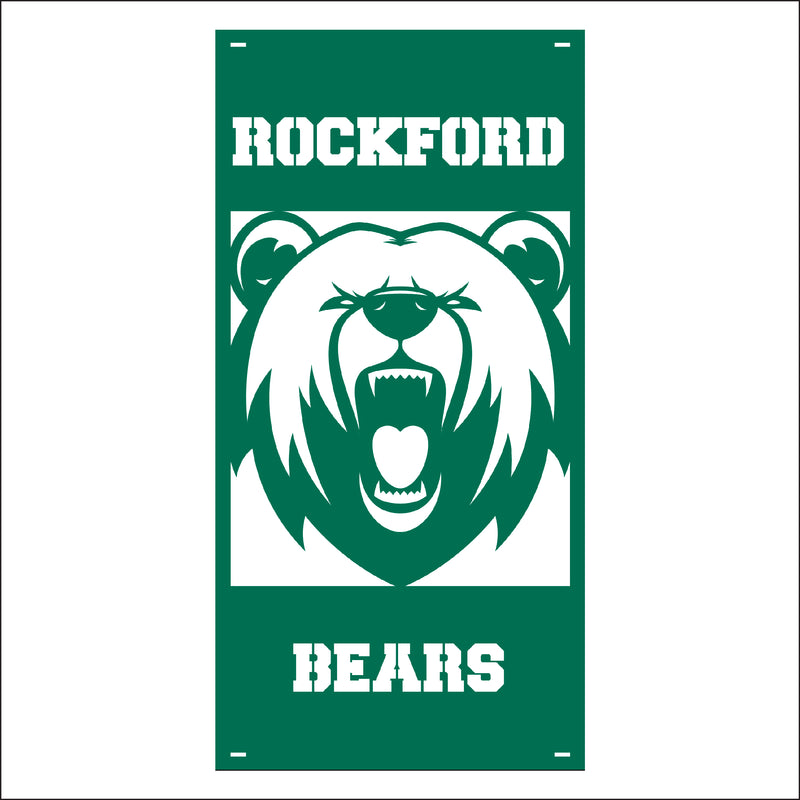 Load image into Gallery viewer, M137 Mascot Bears - Metal Pole Banner
