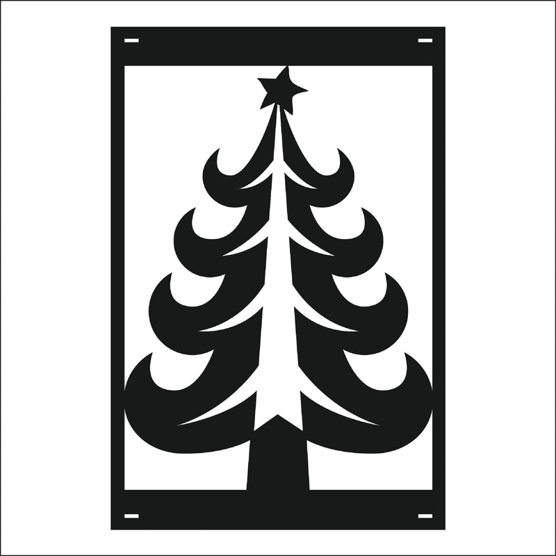 Load image into Gallery viewer, M140 Christmas Tree - Metal Pole Banner
