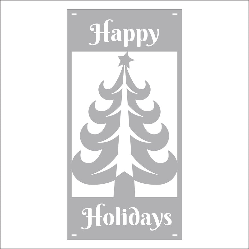 Load image into Gallery viewer, M140 Christmas Tree - Metal Pole Banner
