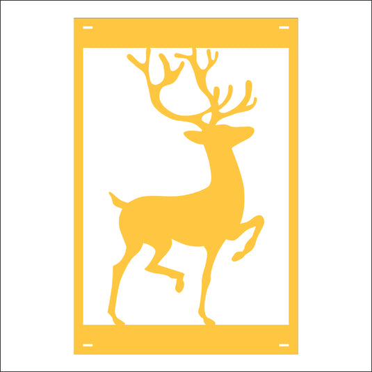 M142 Reindeer - Metal Pole Banner