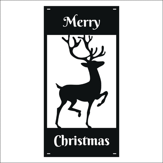 M142 Reindeer - Metal Pole Banner