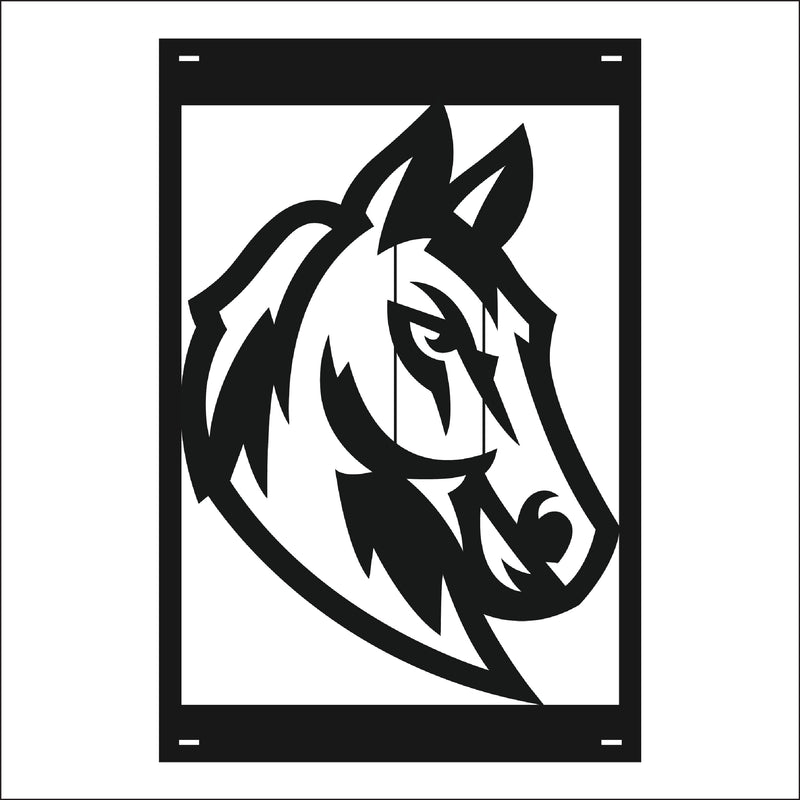 Load image into Gallery viewer, M144 Mascot Mustangs - Metal Pole Banner
