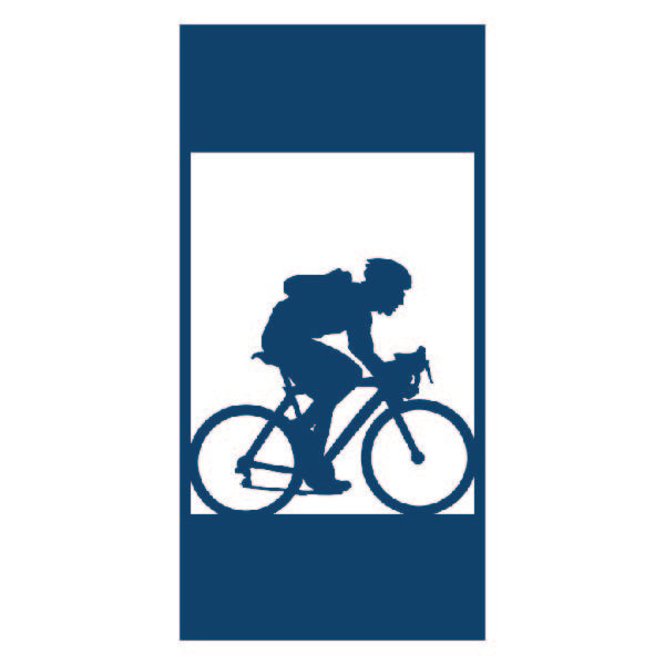 Load image into Gallery viewer, M100 Bicyclist - Metal Pole Banner
