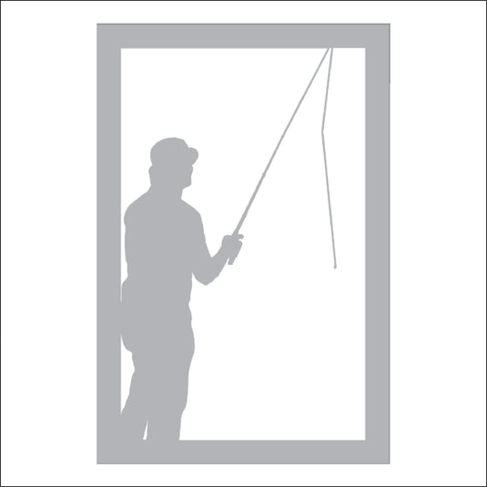 M105 Fisherman - Metal Pole Banner