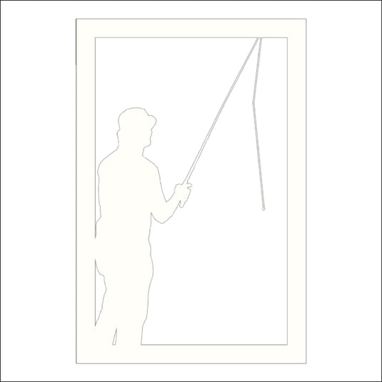 M105 Fisherman - Metal Pole Banner