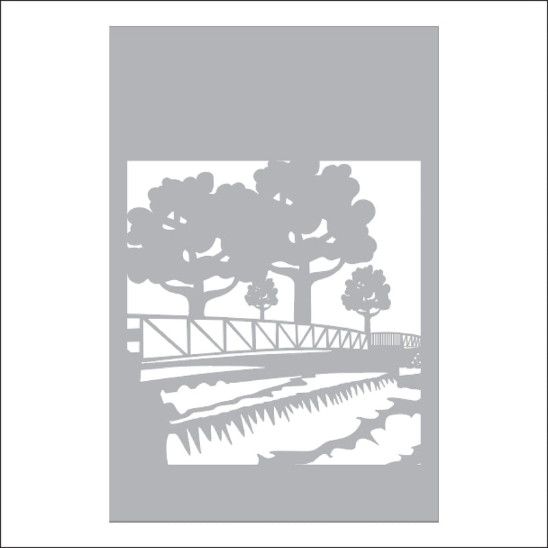 Load image into Gallery viewer, M103 River Bridge - Metal Pole Banner
