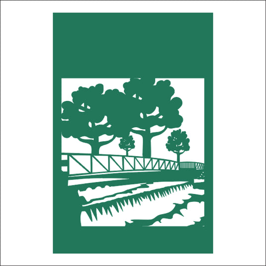 M103 River Bridge - Metal Pole Banner