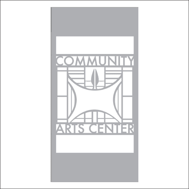 Load image into Gallery viewer, M101 Community Arts Center - Metal Pole Banner
