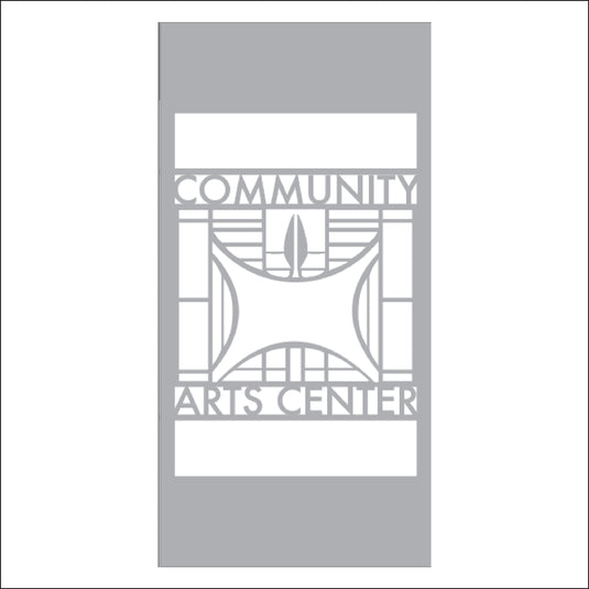 M101 Community Arts Center - Metal Pole Banner