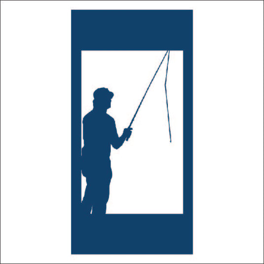 M105 Fisherman - Metal Pole Banner