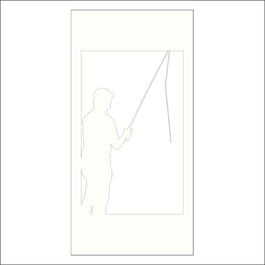 M105 Fisherman - Metal Pole Banner