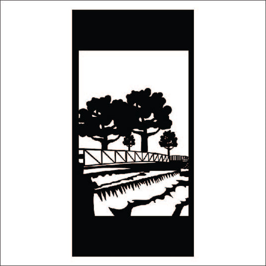 M103 River Bridge - Metal Pole Banner