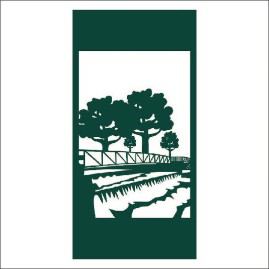 M103 River Bridge - Metal Pole Banner