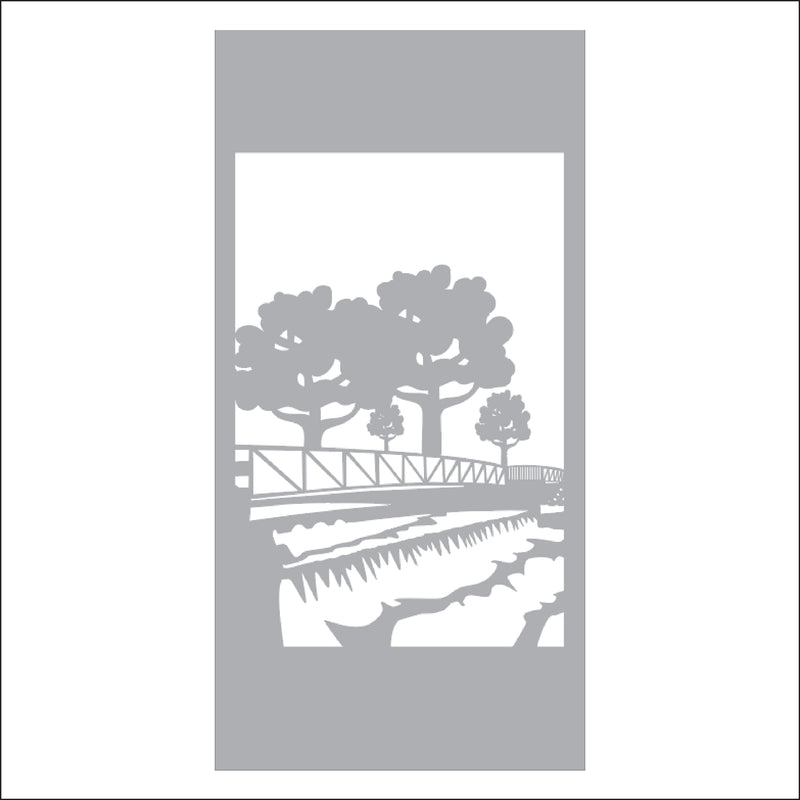 Load image into Gallery viewer, M103 River Bridge - Metal Pole Banner
