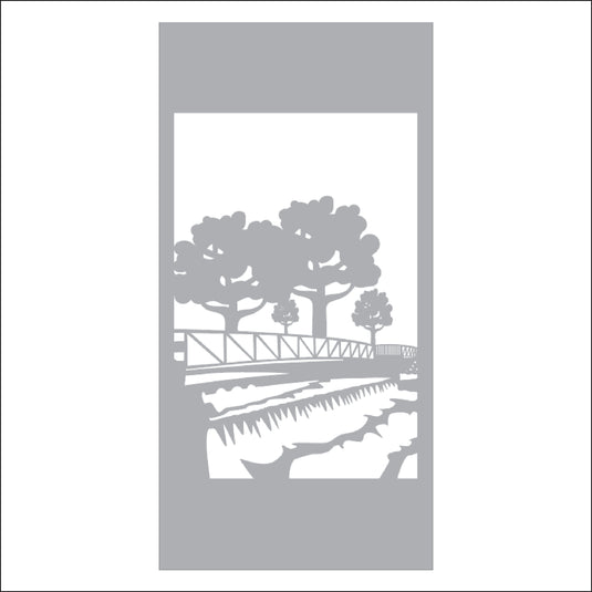 M103 River Bridge - Metal Pole Banner