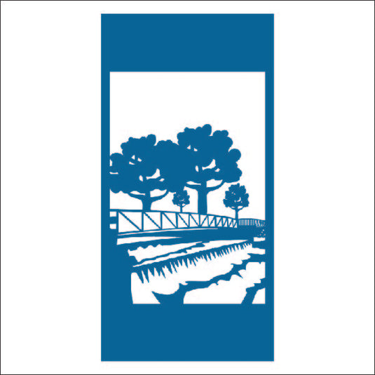 M103 River Bridge - Metal Pole Banner