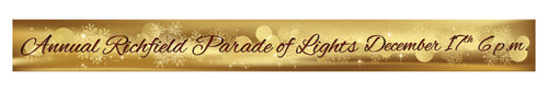 OSD678 Golden Lights  - Over the Street Banner