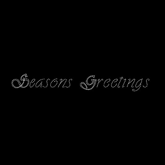 Seasons Greetings Script Ground Mount Christmas Decoration