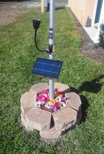 Commercial Solar Flagpole Light Ultra Series - CREE FLEX