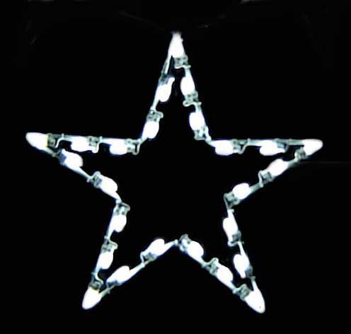 2' Five Point LED Star Commercial Tree Topper