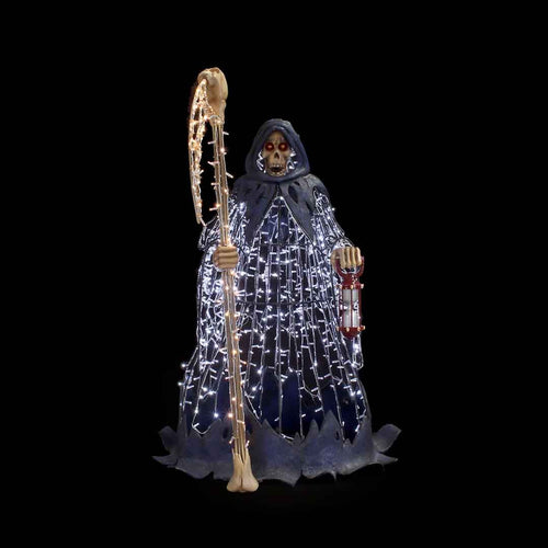 5' Grim Reaper Halloween Light Display