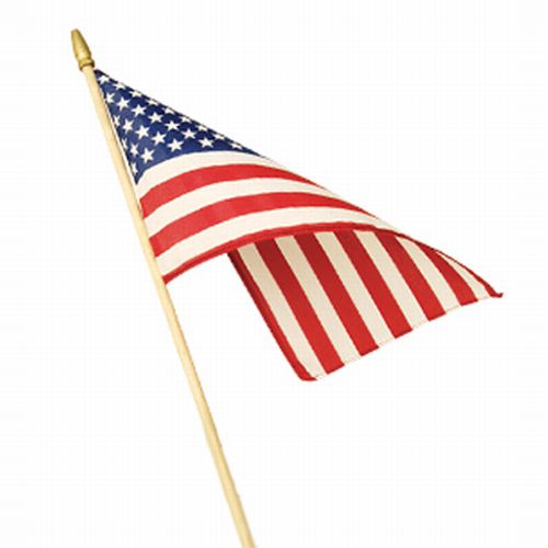 Load image into Gallery viewer, 12&quot; x 18&quot; U.S. Stick Flag - Polycotton - Hemmed
