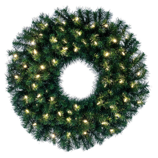 Lighted Commercial Christmas Wall Wreath