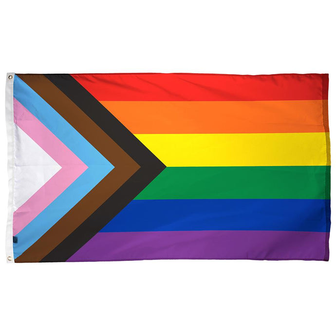 3' x 5' Progress Pride Flag - Nylon