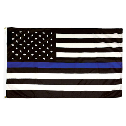 3' x 5' Thin Blue Line US Flag